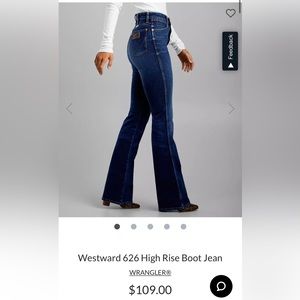 Wrangler boot cut no flaws